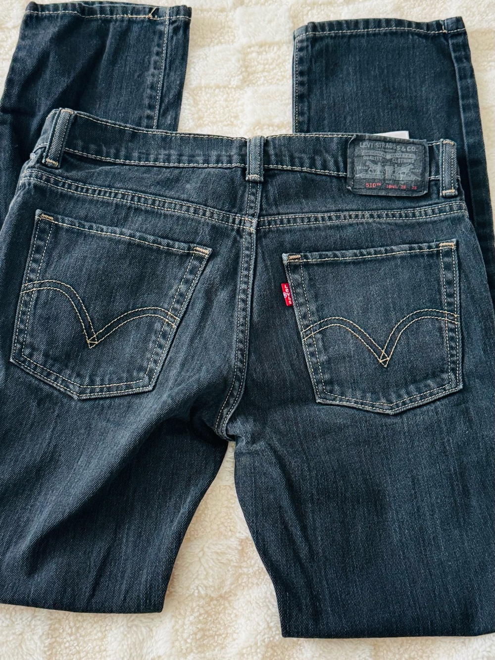 Levi's 501 Dark Indigo Straight Jeans